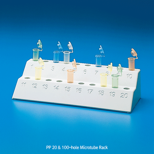 Rack pp blue 100-holes for 1.5ml tube