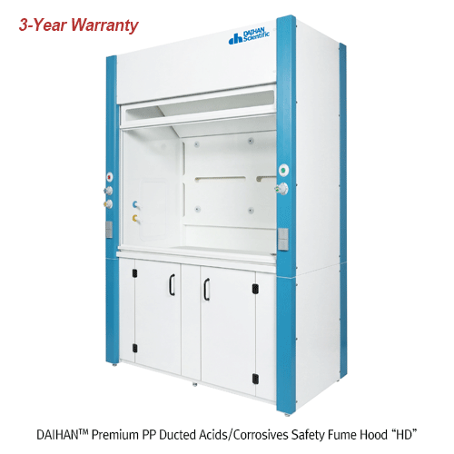 PP Fume Hood, by pass 2100X800X2200mm HD-2100, 120V (without blower)