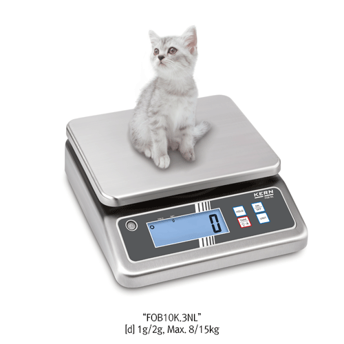 Balance, Pet Scale, Compact Small, [d] 1/2g, max.8/15kg, 285×255×h90mm, 3.8kg