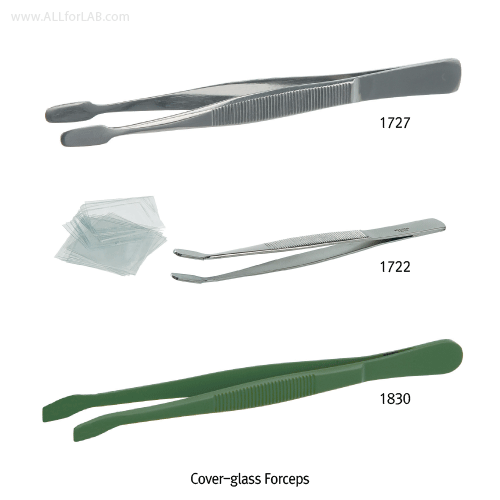 Cover-glass Forcep, STS, Straight, L105mm
