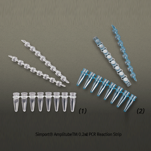 PCR 8 Strip Tubes, 0.2㎖, Blue