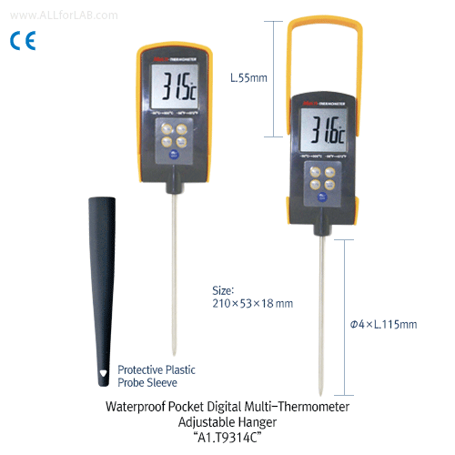 Thermometer Pocket, Hanger -50~+300℃