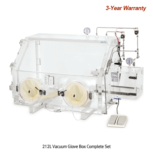 Premium PMMA Vacuum Glove Box, GloB220, O.D. 1000x580x580mm