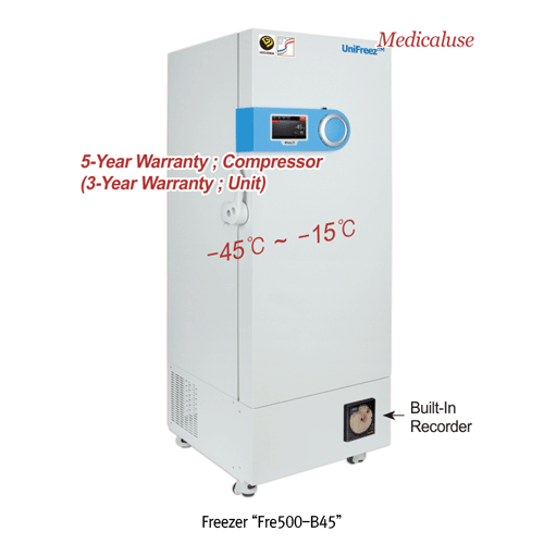 -45℃ ~ -15℃ SMART Blood Bank Freezer, 714Lit., Solid-5door, Fre700-B45, 220V
