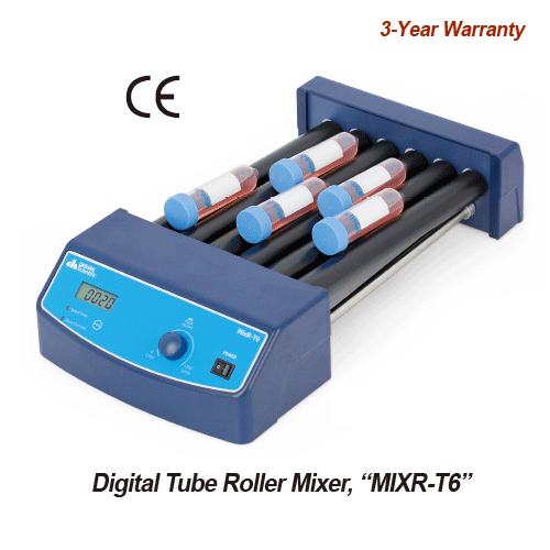 LCD Digital Tube Roller, with 6 Mixing Rollers, 70rpm, 220V, MixR-T6