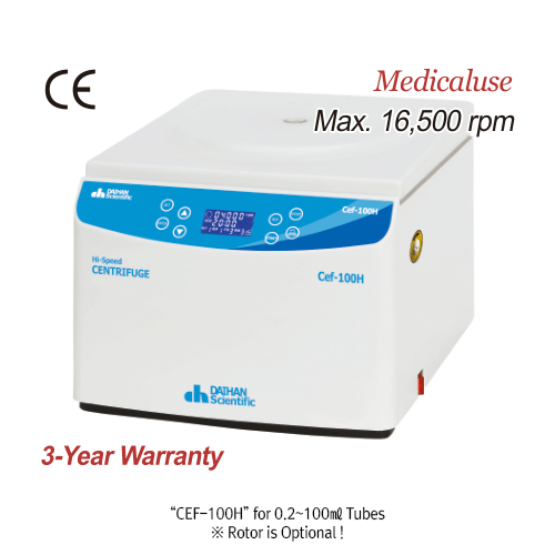 Centrifuge, Lab, High Speed, 0.2~100ml, 18000rpm, without Rotor, Cef-100H