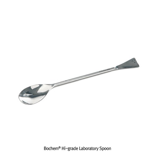 Lab-Spoon, SS, L 250, Bowl-15×35, blade-13×30, stem-Φ5mm