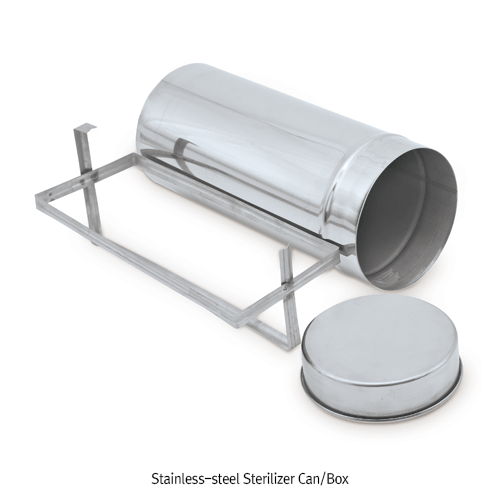Sterilizer Can, for Petridish, STS, Φ105×h250mm