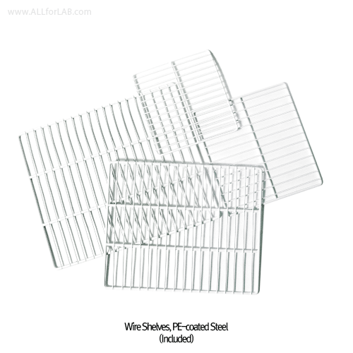 (Acc.)Shelf Wire, Polyethylene (PE) Coaated,w/2XBrackets IGS032, for 32lit.
