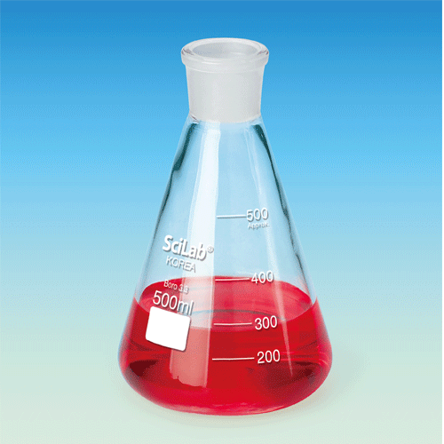 Flask, Erlen, 24/40 ASTM Joint, 1000ml, Φ131 X h210mm