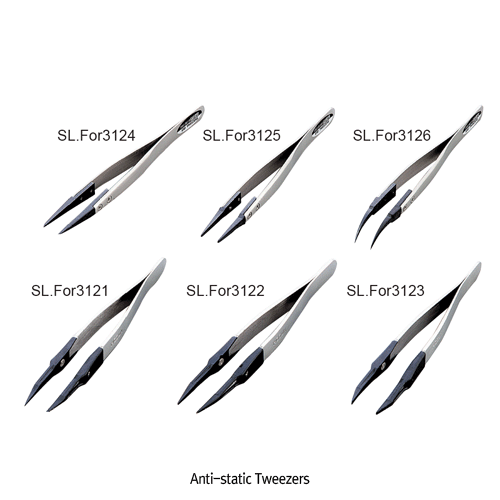 Tweezer,PPS fine tip, w/pps tip-2.3mm