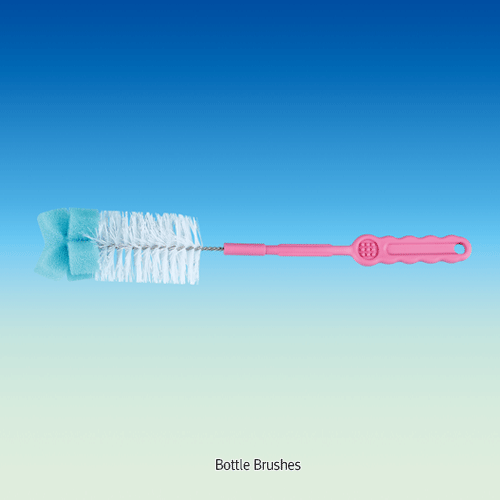 Sponge, Nylon Bottle Brush, Bristle Φ55×L125mm, Total L340mm