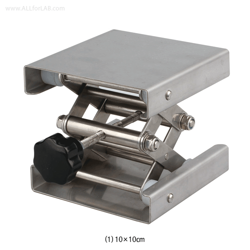 Lab / Support Jack, Square, STS, 15×15×h7cm, Adjustable Height, up to 27cm
