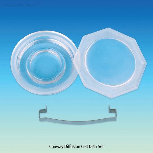 Conway Diffusion Cell, 10 x Ø60mm, 4 x Ø35mm