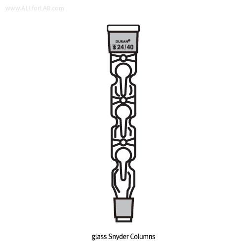 Column, Snyder, 24/29, 3 x balls, L270mm