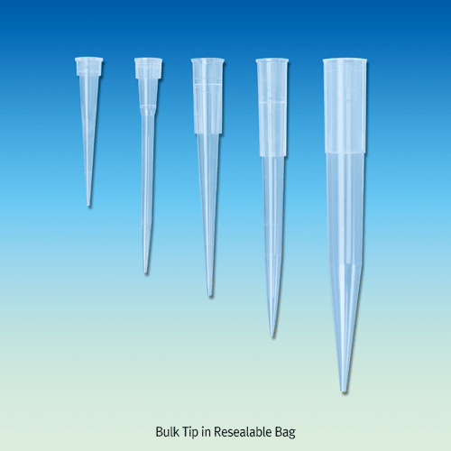 Tip, Low Retention, Bulk-type, Graduated, 1~200㎕, Natural, Bevelled-type