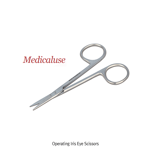 Scissors, Stainless-steel, Iris, Straight, L110mm