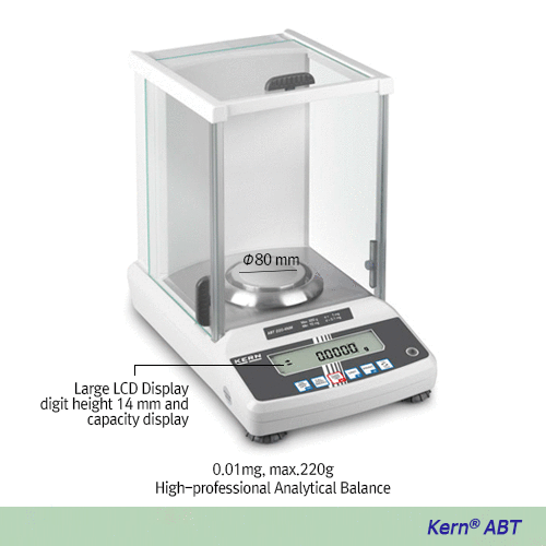 Balance analytical 0.01/0.1mg-82/220g, auto cal.