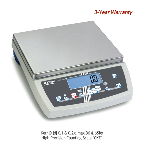 Balance, Counting Scale, High Precision, [d] 0.1g, max.36kg, 350×390×h120mm, 7kg