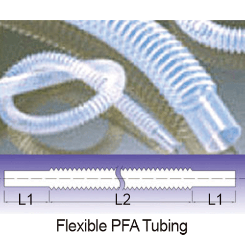 Tubing, Flex-PFA, 3/8″, id/od-Φ8.53/9.53 ×thick-0.5, Total-L1.8m