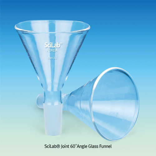 Funnel, 60°Angle Glass, 24/40 ASTM Joint, ø60mm