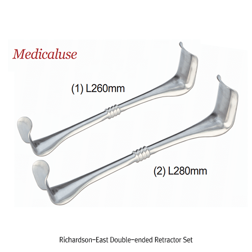Retractor, Stainless-steel, Richardson-East, L260 & 280mm