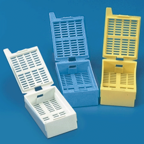 Cassette tissue embedding pom white mega-type