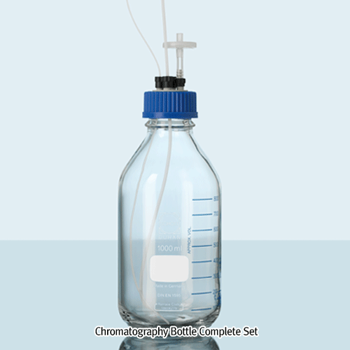 Bottle HPLC, w/4port cap 500ml 45GL