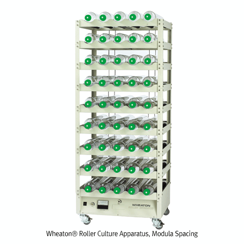 Roller Apparatus, Modula Spacing, with 3 decks for 15×bottles
