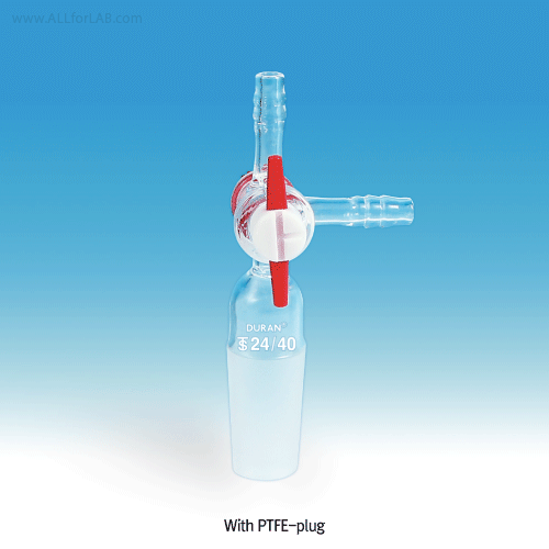 3-Way Adapter, DURAN® Glass-Plug bore 2.5mm, 24/40 (구.DH.GL160703)