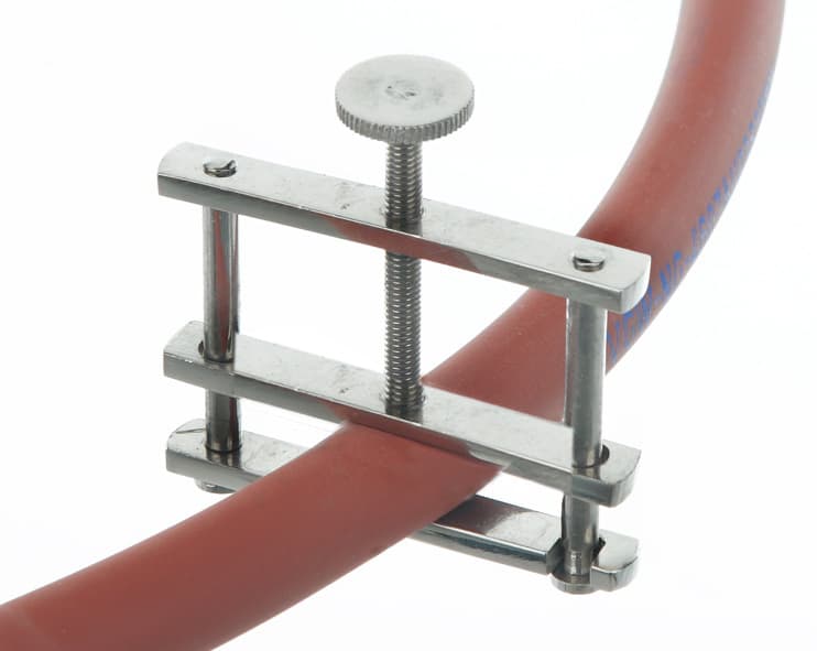 Tubing Clamp, Nickel, Screw, Hoffmann Type, up to od Φ35mm