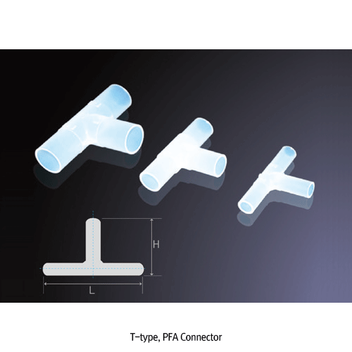 Connect. PFA, Reducer, Tube-od 25.4→19.05, L87.0mm