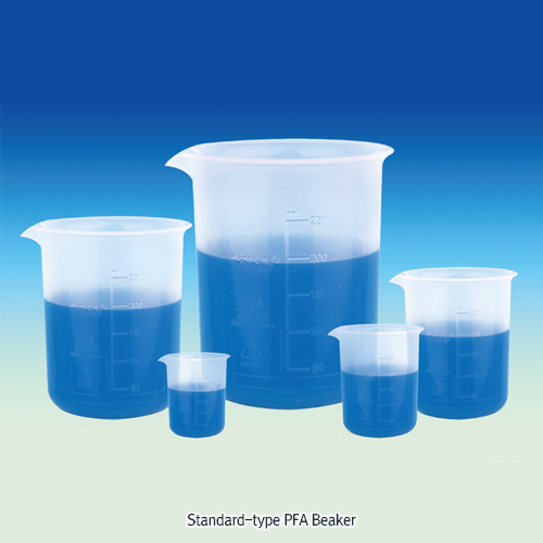 Beaker, PFA, 100 / 20㎖, Φ 52×h 75mm
