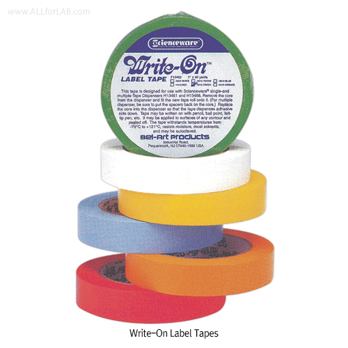 Tape label write-on blue 19.05mm