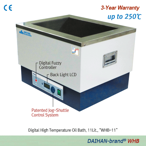 Oil Bath High-temp. 11lit., 250℃ WHB-11, 230V