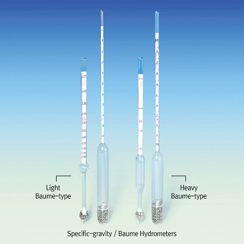 Hydrometer light-baume 10~70