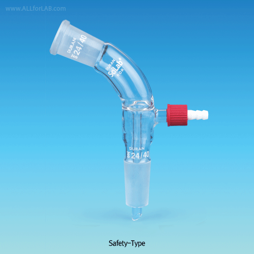 Adapter, Receiver, Vacuum Angled, 105˚, GL14, 14/23