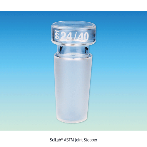 Stopper, Glass, Flat Bottom, ASTM-29/42, Round-head