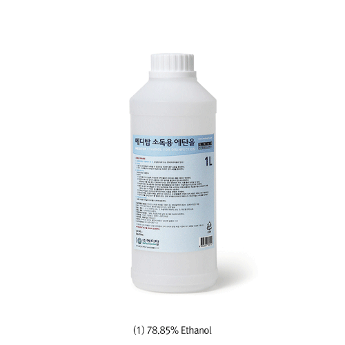 MediTop® Antiseptic Solution, Ethanol 4L, 소독용에탄올