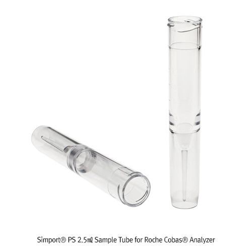 Sample Tube, for Roche Cobas, PS, 2.5㎖, Φ12.7×h75mm