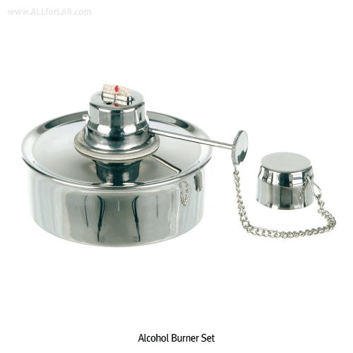Alcohol Burner Set, SS, 150ml