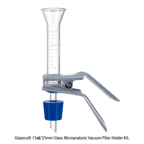 Φ25mm Fritted Glass Support w/ Stopper<for GL.259.202.01>