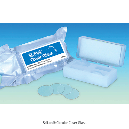 Cover Glass, Circular, Thickness 0.13~0.16mm, Φ12mm