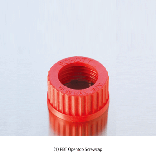 PTFE/Butyl Septa, for Open&Uni-Caps, for-GL14