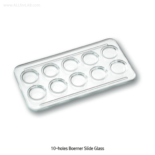 Boerner Slides, 10-holes, 107×57×4mm
