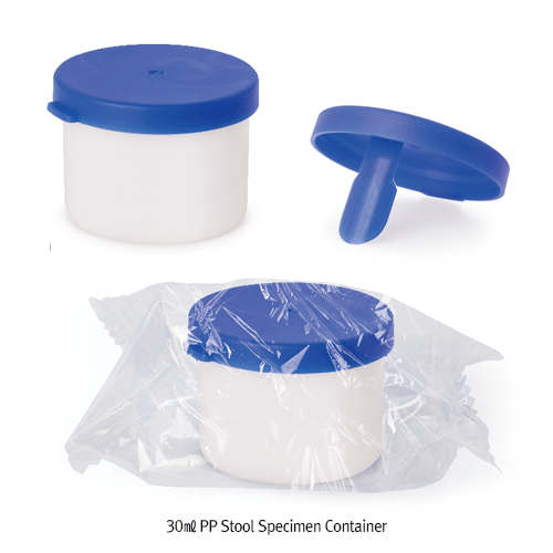Container, PP, 30㎖, Φ39×h29mm, Non-sterile, Bulk Pack