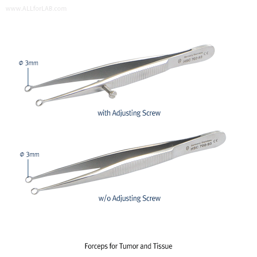 Forceps taking hold of tumour & tissue 90mm