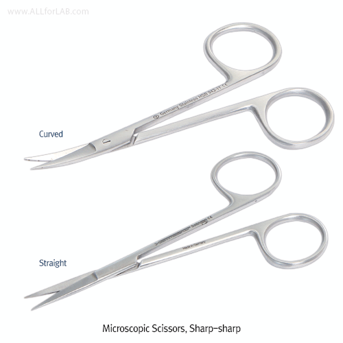 Scissors microscopic, Straight, 130mm