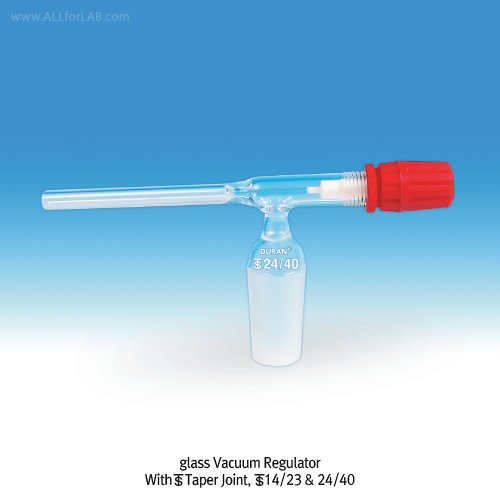 Vacuum Regulator, PTFE Needle valve, 24/29