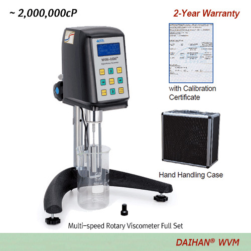 Rotary Viscometer-full Set, Multi-speed, “WVM-6M”